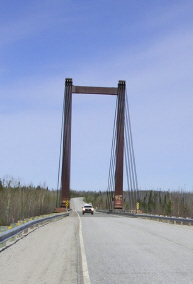 The bridge over the Rupert, Km 257 of the James Bay Road
