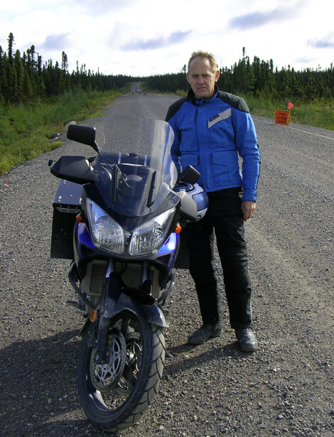 The author on the Trans-Labrador Highway
